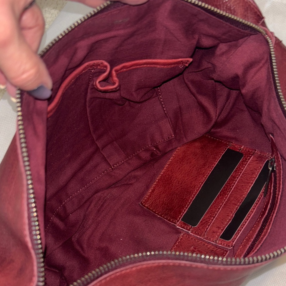 latico Burgundy Leather Crossbody Bag - Picture 3 of 7